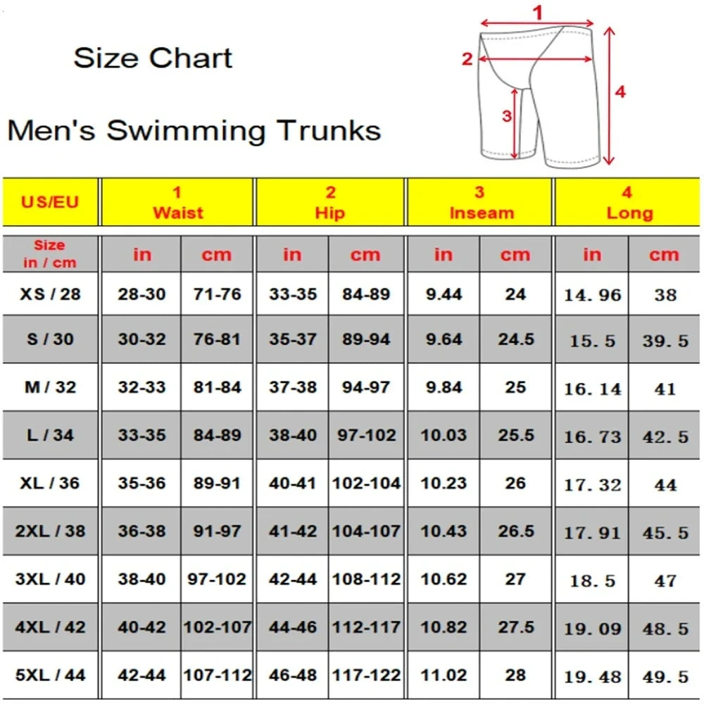 Swim Boxers Summer Trunks Swimwear Training Swim Shorts Trunks Swimsuits Boy Jammers Sports Surf Shorts Beach Volleyball Swimming Pants