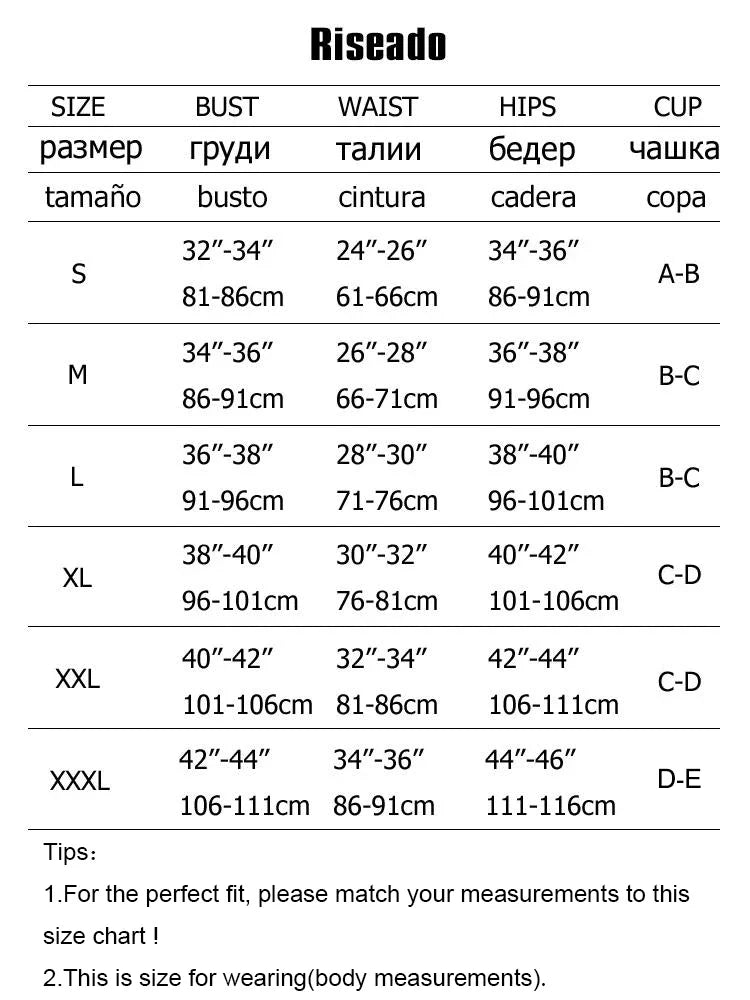 Women's Push Up Bikini Sets Two Piece High Waisted Swimsuit Beach Swimming Wear